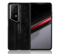 Easyshow Funda para Honor Magic V2 RSR Porsche Design Funda, Honor Magic V2 RSR Porsche Design PU+PC+TPU Piel Funda de teléfono, Fundas Dura para Honor Magic V2 RSR Porsche Design-Negro