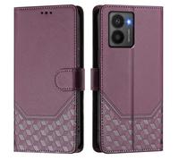 Easyshow Funda para Nokia HMD Fuison, Cartera y Funda para teléfono con Relieve de Panal, Tapa Libro Flip Phone Cover Case para Nokia HMD Fuison