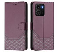 Easyshow Funda para Nokia HMD Skyline, Cartera y Funda para teléfono con Relieve de Panal, Tapa Libro Flip Phone Cover Case para Nokia HMD Skyline