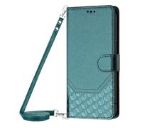Easyshow Funda para OPPO A5x 5G, Cartera y Funda para teléfono con Relieve de Panal, Tapa Libro Flip Phone Cover Case para OPPO A5x 5G