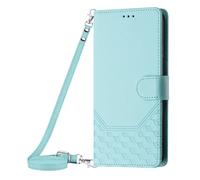 Easyshow Funda para OPPO A5x 5G, Cartera y Funda para teléfono con Relieve de Panal, Tapa Libro Flip Phone Cover Case para OPPO A5x 5G