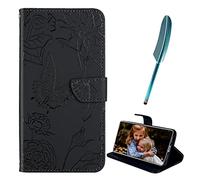 Easyshow Funda para Samsung Galaxy A57, con Tapa Cuero Billetera Carcasas Tarjeta y Stand Función Flip+S Pen Case para Samsung Galaxy A57 (Negro)