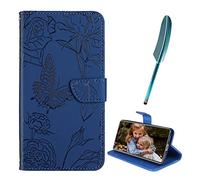 Easyshow Funda para Samsung Galaxy S26 FE, con Tapa Cuero Billetera Carcasas Tarjeta y Stand Función Flip+S Pen Case para Samsung Galaxy S26 FE (Azul)