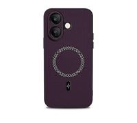 Easyshow Funda para Vivo V60 Lite, combinación de Textura 3D y Material de Cuero PU, Accesorios mag Safe con imanes Integrados, Compatible con la Funda magnética para Coche Vivo V60 Lite