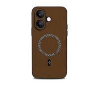 Easyshow Funda para Vivo V60 Lite, combinación de Textura 3D y Material de Cuero PU, Accesorios mag Safe con imanes Integrados, Compatible con la Funda magnética para Coche Vivo V60 Lite