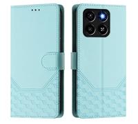 Easyshow Funda para ZTE Blade A35, Cartera y Funda para teléfono con Relieve de Panal, Tapa Libro Flip Phone Cover Case para ZTE Blade A35