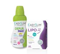 Easyslim Depur Max Frutas Tropicales + Lipo 3 60 Comprimidos - Oferta Gelatina