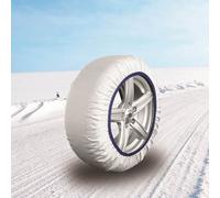 Cadenas Coche Nieve Easy Sock Homologación EN 16662-1 y alta seguridad. Talla M. Cadenas Nieve Téxtiles Fáciles de Instalar - Cadenas Nieve Coche Antideslizantes y Resistentes - Kit de 2 Cadenas