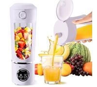 EasySpeed Batidora de Vaso Portatil, 700 ml Mini Licuadora, Blender Smoothie Maker con 12 Cuchillas, Batidora Batidos Pequeña, para Gimnasio, Oficina, Acampadas, Viajes(1500 mAh, Púrpura)