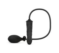 Easytoys Anal Collection Anal Collection - Consolador Inflable con Bomba 14,5 cm - Negro