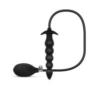 Easytoys Anal Collection Anal Collection - Consolador Inflable con Bomba 20 cm - Negro