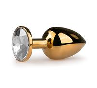 Easytoys Anal Collection Consolador de Silicona para Próstata, Plata, S