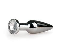 EasyToys Anal Collection - Plug anales plateado con punta estrecha - 11.4 cm - hecho de metal - Disponible en varios colores - Juguetes eroticos