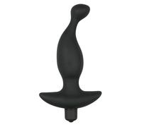 Easytoys Anal Collection Vibrador negro de silicona para próstata