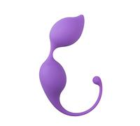 Easytoys Bolas Curvadas para Ejercicio de Kegel, Color Púrpura - 1 Unidad
