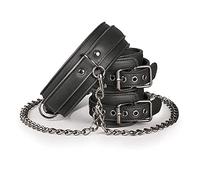 Easytoys Fetish Collection Collar de Cuero con Esposas