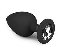 Easytoys Diamond Plug Large Color Negro - 110 gr
