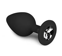 Easytoys Diamond Plug Medium Color Negro - 72 gr
