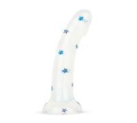 Easytoys Dildo Collection Dildo Collection Blossom Bliss Dildo - Diseño Azul con Purpurina 19 cm
