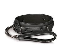 EasyToys - Cuello SM para bondaje - Cuero sintético fuerte - 50 Sombras de grey juguetes eróticos