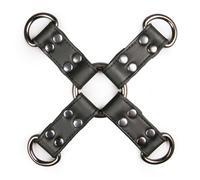 Easytoys Ataduras de Cuero Negro - 1 Unidad