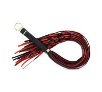 Fetish Collection - Flogger 64 cm - Rojo y negro