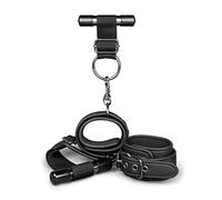 EasyToys Esposas de puerta Fetish Collection Ajustables Negras