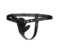 Easytoys Fetish Collection Fetish Collection - Consolador con Arnés de Doble Cara - Negro