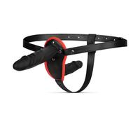 Easytoys Fetish Collection Fetish Collection - Set de Doble Consolador con Arnés - Negro