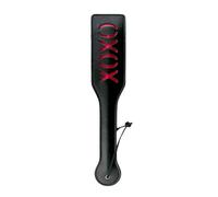 Teazers Easytoys Fetish Collection Fusta de Piel, Diseño XOXO, Color Negro - 1 Unidad