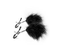 EasyToys Fetish Collection - Pinzas Pezones con cosquilleras - Hecho de metal fuerte - Abrazadera de pezón para él y ella - Bdsms juguetes