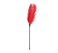 EasyToys Fetish Collection - Tickler rojo para él y ella - 54 cm - Tickler hecho de plumas suaves - Cosquillas - Fustas eroticas