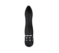 Easytoys Love Diamond Vibrador, Estructura Acanalada, Color Negro - 1 Unidad