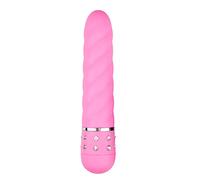 Easytoys Love Diamond Vibrador, Estructura Ondulada, Color Rosa - 1 Unidad