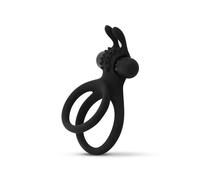 Easytoys Men Only Share Ring - Anillo para el pene vibrador doble con orejas de conejo