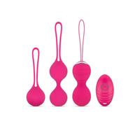 Easytoys Online Only Conjunto de bolas de Kegel con control remoto - Rosa