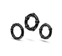 Easytoys Online Only Set de anillos para el pene - Negro