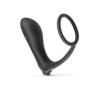 Easytoys Online Only Vibrador de Próstata y Anillo para el Pene - Negro