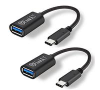 EasyULT Adaptador USB C a USB 3.0 [2 Pack], Cable OTG USB Tipo C a USB 3.0 Adaptador 5Gbps, para MacBook 2019 2018 2017, Samsung Galaxy S20 S20, Galaxy s8, Huawei P30 P20 P10