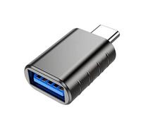 EasyULT Adaptador USB C a USB 3.0 OTG, Tipo C Thunderbolt 4/3 para MacBook Pro 2019, MacBook Air 2020, Smartphones - Gris