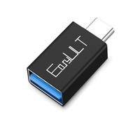 EasyULT Adaptador USB C a USB 3.0, Tipo-C a USB 3.0 Adaptador con OTG, Adaptador Thunderbolt 4/3 a USB de Aluminio, Compatible con Phone 15 Pro MAX MacBook Pro Air 2023, Galaxy S9/S8(Negro)