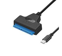 EasyULT Cable Adaptador USB C a SATA, Cable Adaptador Convertidor de USB 3.1 a SATA para Discos Duros de 2.5 '', Soporte UASP SATA III