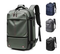 Easyvacpack, Easy Vac Pack, Vacpack Backpack, Vacpack Backpack con vacío, compresión de vacío de viaje, mochila de viaje expandible, Green 1