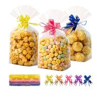 EASYYOURHOME 50 bolsas de celofán de regalo de 15 x 22,8 cm