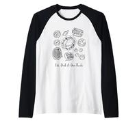 Eat Drink & Give Thank Thanksgiving Dinner Feast Graphic Camiseta Manga Raglan
