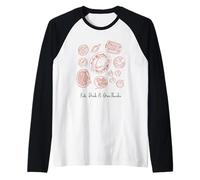 Eat Drink & Give Thank Thanksgiving Dinner Feast Graphic Camiseta Manga Raglan