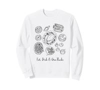 Eat Drink & Give Thank Thanksgiving Dinner Feast Graphic Sudadera