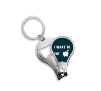 Eat Fruits Desire Life Art Deco - Cortadora de uñas con diseño de tijera