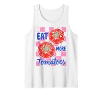 Eat More Tomatoes Tomato Gardening Vegetable Garden Lover Camiseta sin Mangas