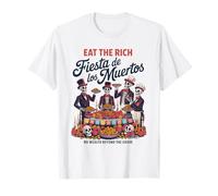 Eat Rich Día de los Muertos - Anti-Greed Social Justice Camiseta